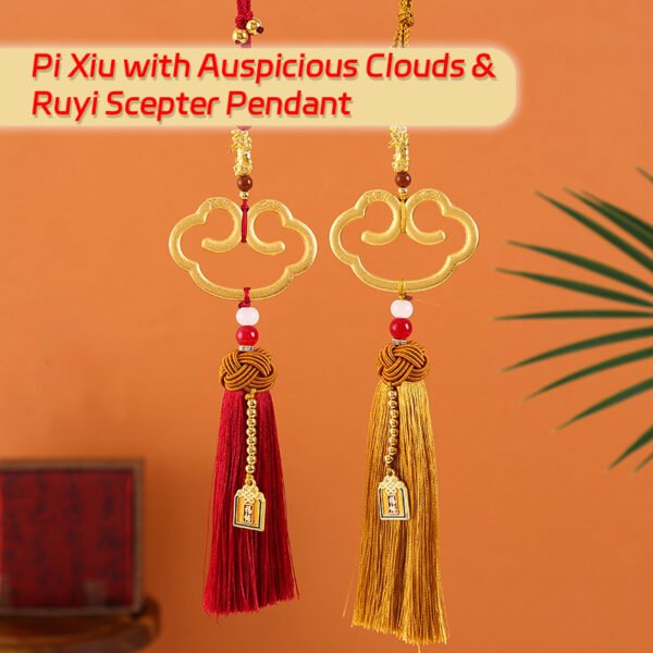 【Guardian for Safe Travel 】Car Decoration The shape of  Auspicious Cloud Pendant Symbolizes Peace and  Smoothly - Image 4