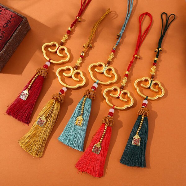 【Guardian for Safe Travel 】Car Decoration The shape of  Auspicious Cloud Pendant Symbolizes Peace and  Smoothly