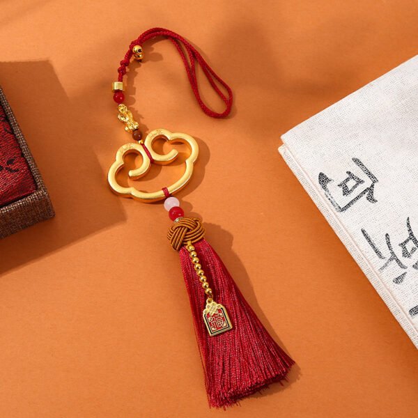 【Guardian for Safe Travel 】Car Decoration The shape of  Auspicious Cloud Pendant Symbolizes Peace and  Smoothly - Image 3