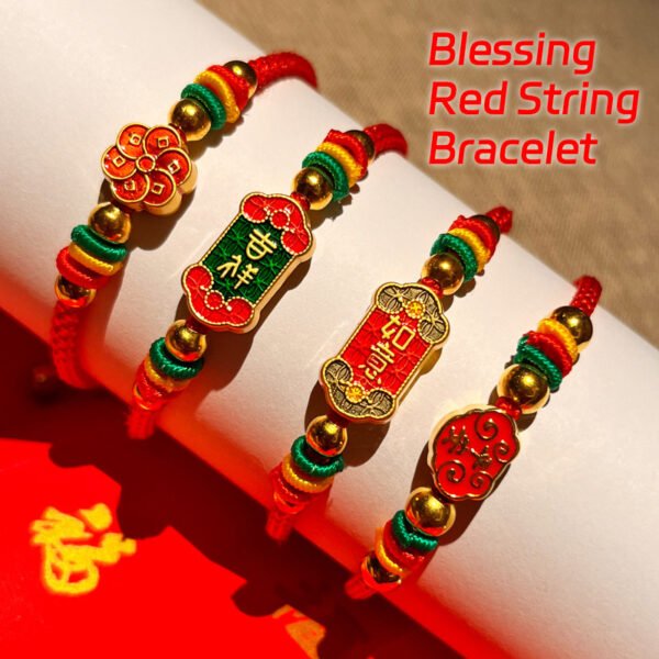 【Beat Anxiety】Hand Woven Women's Red String Bracelet Prevent Harm Several Styles to Pick - Image 2